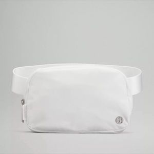 White lululemon wear everywhere belt bag